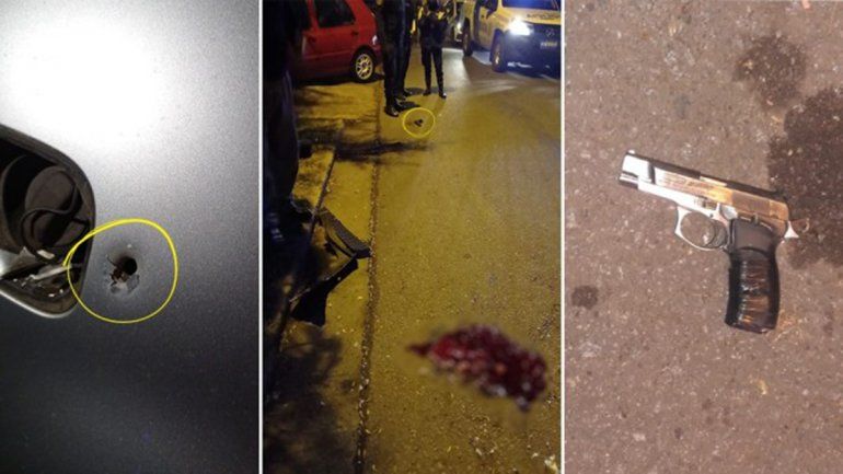 Un agente abatió a un ladrón y a otro lo dejó con muerte cerebral