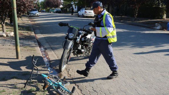 Un nene resultó herido tras ser atropellado por una moto