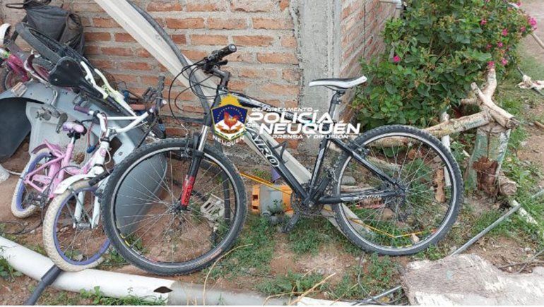 La bicicleta que robaron de una casa en el barrio Confluencia.