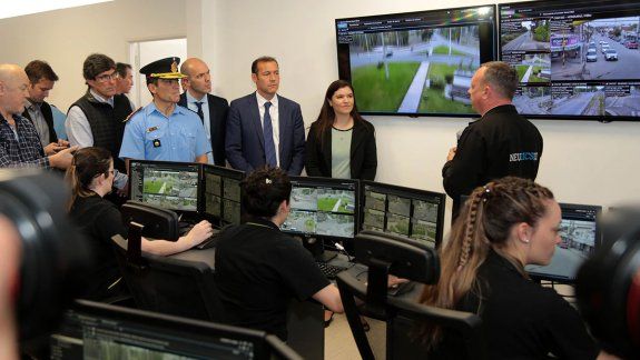 Habilitan el centro de monitoreo de cámaras en Centenario