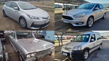 Cuatro de los autos que subasta Monasterio Tattersall. Cuatro de los autos que subasta Monasterio Tattersall.