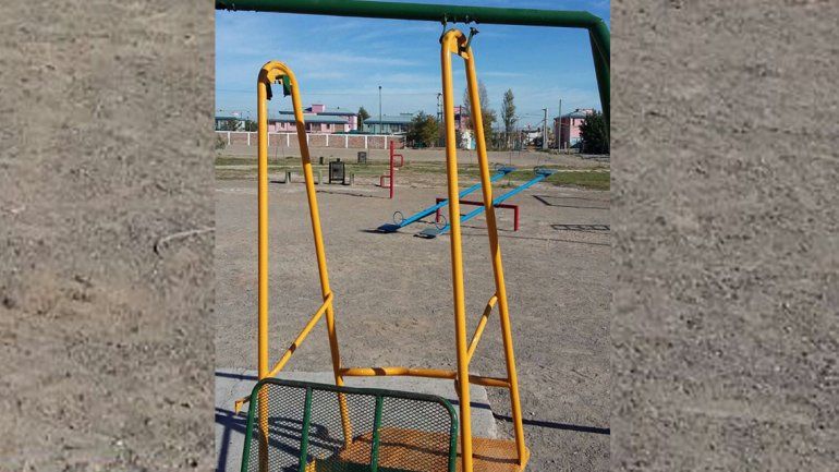 Una plaza integradora fue blanco de vandalismo