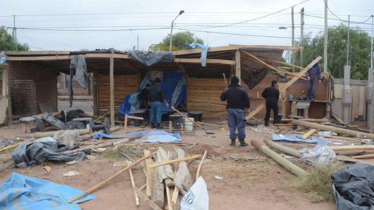 El operativo buscó evitar una posible ocupación.