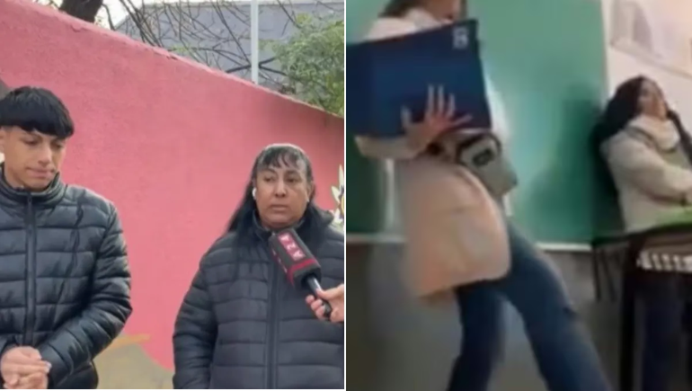 La madre del alumno reconocionó que su hijo estuvo mal y aceptó la sanción.