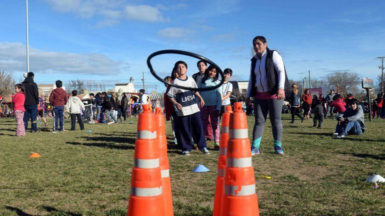 Cientos de pequeños disfrutaron de la tarde inolvidable en el este capitalino.