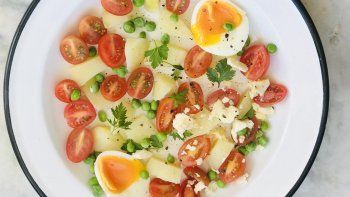 Ensalada fresca tomate y papa