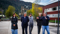 el gobernador recorrio obras en san martin de los andes