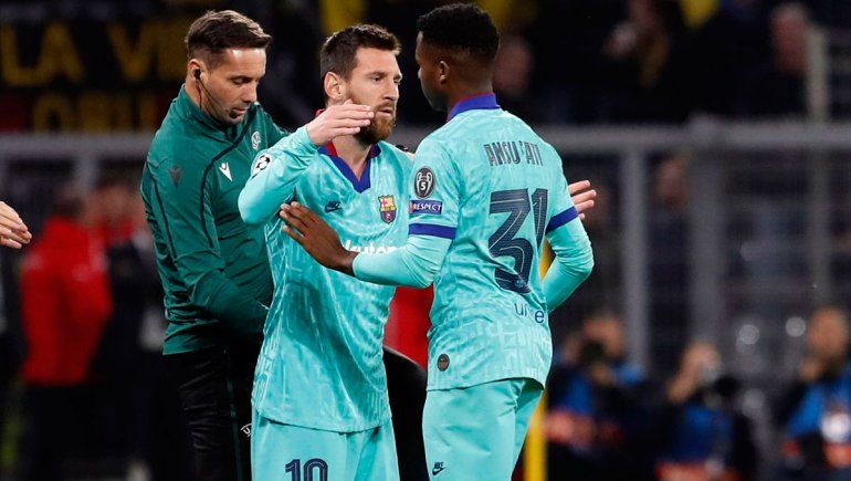 Messi volvió a jugar y el Barça empató por la Champions