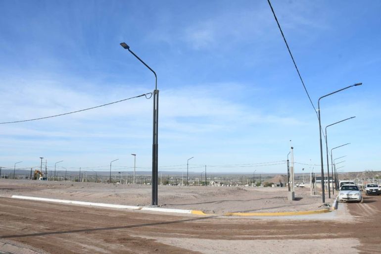 El loteo en barrio Z1. El loteo en barrio Z1.