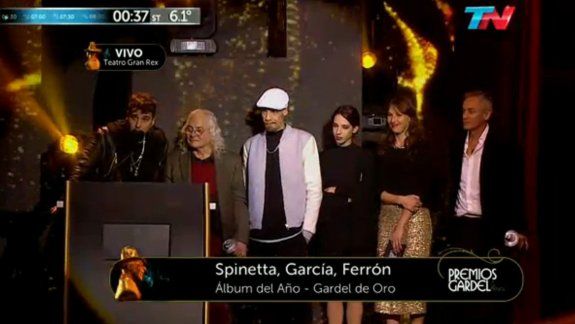 Premio póstumo: el Flaco Spinetta se quedó con el Gardel de Oro