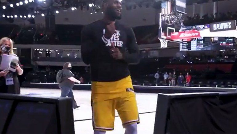 El baile de LeBron James que se hizo viral tras pasar a semi