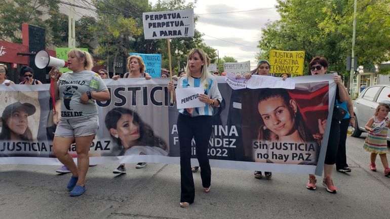 Silvina en la marcha por su hija: El día que mataron a Agustina perdí el miedo