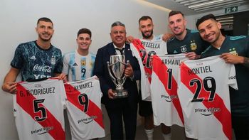 el guino de un ex river campeon del mundo que ilusiona con su posible vuelta al millonario el guino de un ex river campeon del mundo que ilusiona con su posible vuelta al millonario