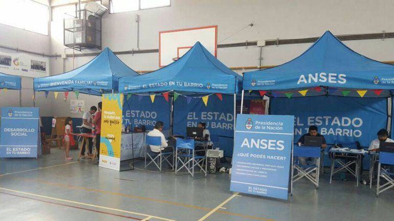 El Estado en tu Barrio atiende en el barrio Almafuerte.