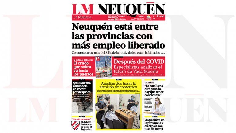 Mirá lo que trae la versión impresa de LMN