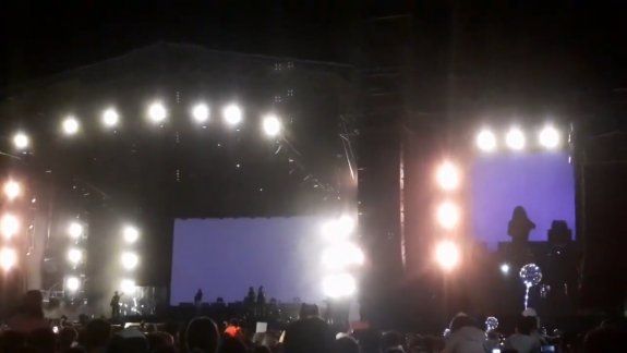 El mal momento de María Becerra en la Fiesta de la Manzana