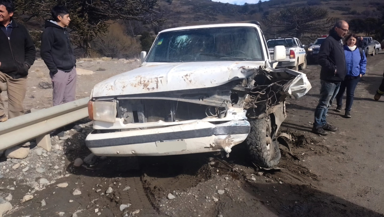 En una de las camionetas involucradas viajaban dos hombres en dirección a Aluminé.