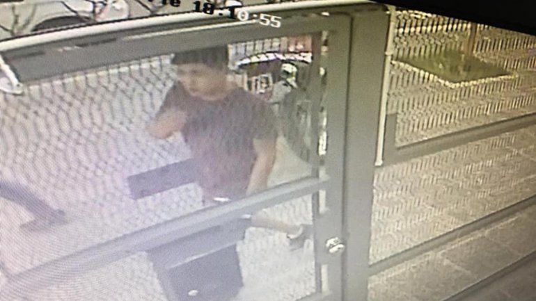 Centenario: en sólo 20 segundos se roban una motocicleta y quedan escrachados en las cámaras