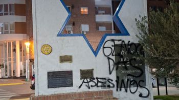 vandalizaron el monumento al estado de israel en neuquen: aparecieron pintadas y repudian un nuevo ataque vandalizaron el monumento al estado de israel en neuquen: aparecieron pintadas y repudian un nuevo ataque
