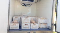 La venta de pollos caseros en la Plaza de Boca se suspende.