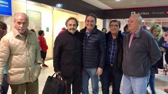 Ricardo Alfonsín llegó a Neuquén en apoyo a Alejandro Vidal.