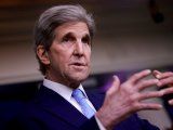 Foto de archivo ilustrativa del enviado especial para el clima de EEUU, John Kerry, e la Casa Blanca. Abril 22, 2021. REUTERS/Tom Brenner/