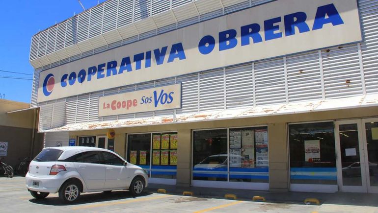 En La Coope de calle Brentana hubo un tenso episodio.