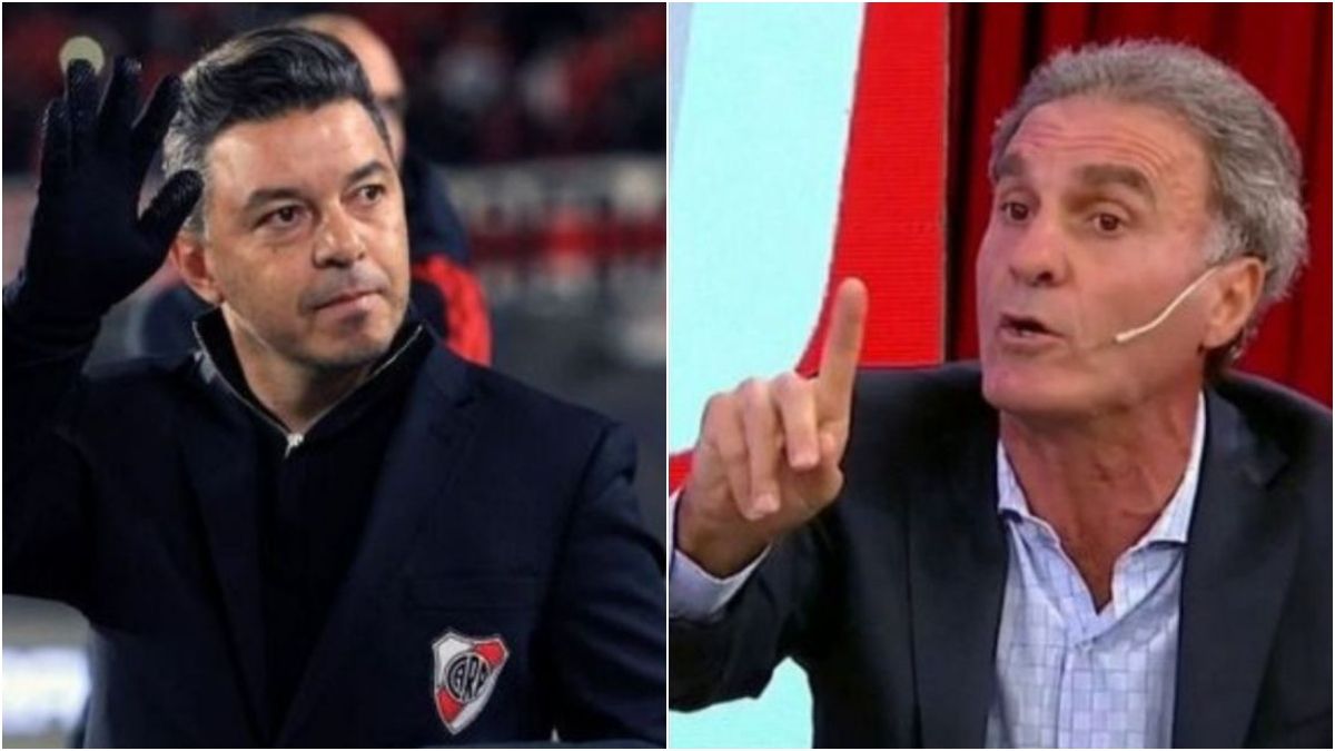 Marcelo Gallardo y Oscar Ruggeri