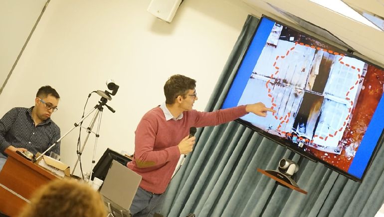 El perito Eduardo Prueger dio a conocer una serie de audios de los imputados. Pero también explicó la dinámica de la explosión. El perito Eduardo Prueger dio a conocer una serie de audios de los imputados. Pero también explicó la dinámica de la explosión.