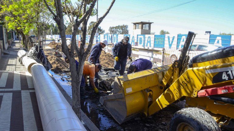 El año pasado concluyó la primera etapa de la obra en Santa Genoveva.