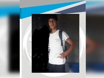 Darío Ismael Quintana es de Fernández Oro y tiene 14 años.
