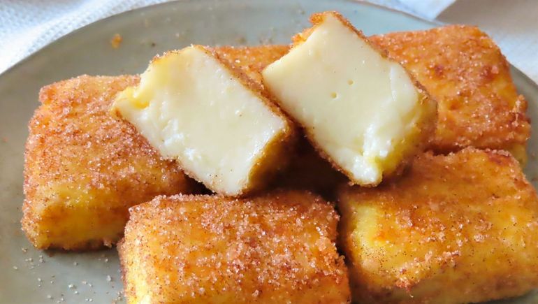 Leche frita: el reposo, un punto clave para que la receta tome forma Leche frita: el reposo, un punto clave para que la receta tome forma