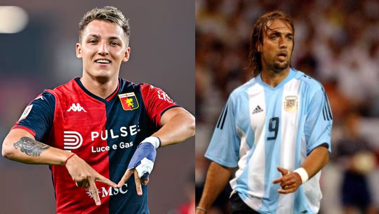 Qué dice Mateo Retegui cada vez que lo comparan con Batistuta en Italia