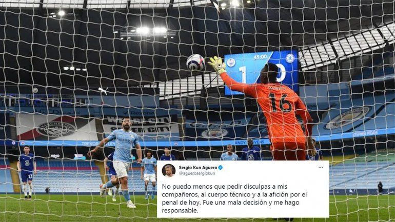 Agüero pidió disculpas destrozado, Guardiola lo perdonó pero no zafó de los memes