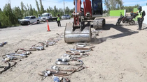 la municipalidad de neuquen destruyo 250 canos de escape no reglamentarios