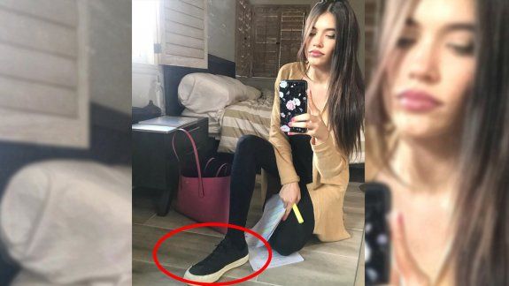 Instagram: el pie gigante de Eva de Dominici