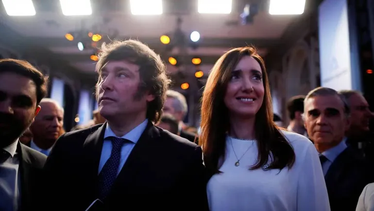 Javier Milei y Victoria Villarruel. Javier Milei y Victoria Villarruel.
