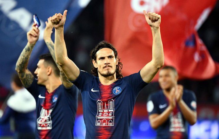 Cavani es figura en el PSG.
