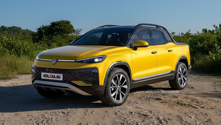 Recreación digital de cómo podría ser la Volkswagen Tukan. Foto: Kolesa.ru. Recreación digital de cómo podría ser la Volkswagen Tukan. Foto: Kolesa.ru.