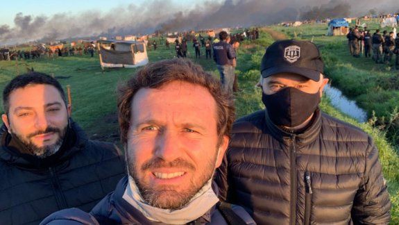 Guernica: para el fiscal no hubo represión y habló de su selfie