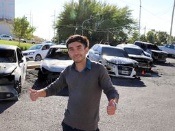 La víctima, un vendedor de autos de 24 años, se mostróp optimista tras el voraz incendio La víctima, un vendedor de autos de 24 años, se mostróp optimista tras el voraz incendio