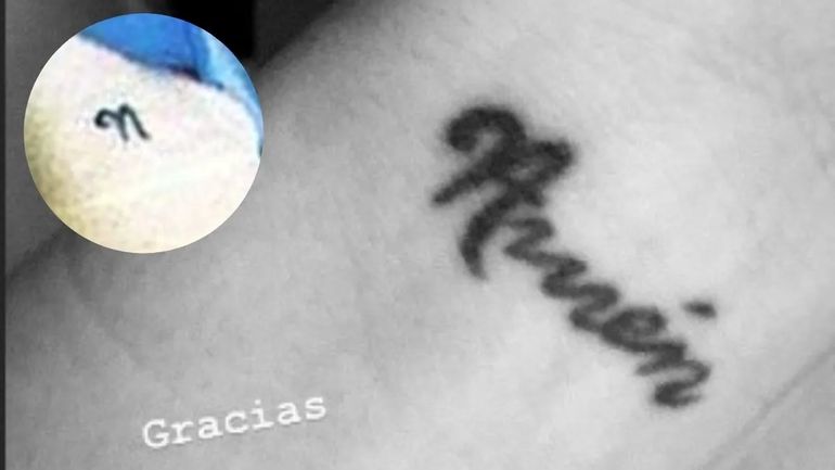 Nicolas Cabré también tuvo su tatuaje Nicolas Cabré también tuvo su tatuaje