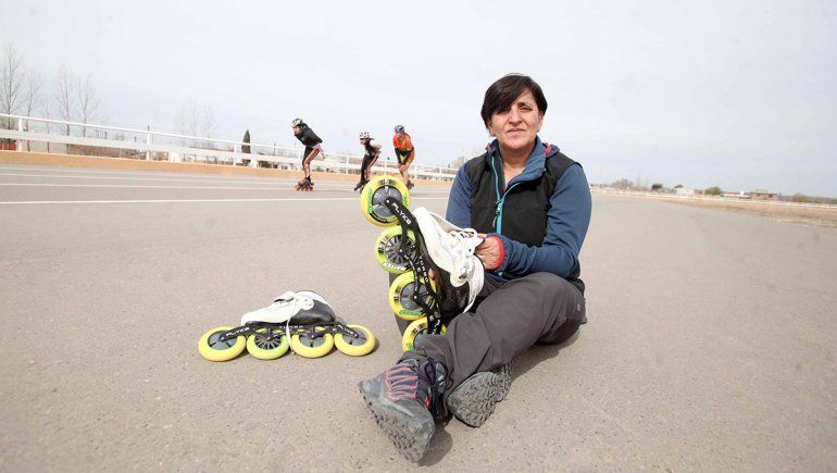 Rosana Sastre y el recuerdo de crecer junto al patín neuquino