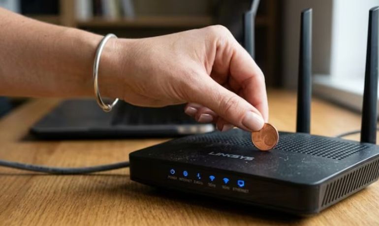 El truco viral para mejorar el WiFi con una moneda: cómo funciona.