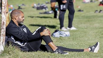 Taborda, durante la práctica de Cipo de este miércoles. Taborda, durante la práctica de Cipo de este miércoles.