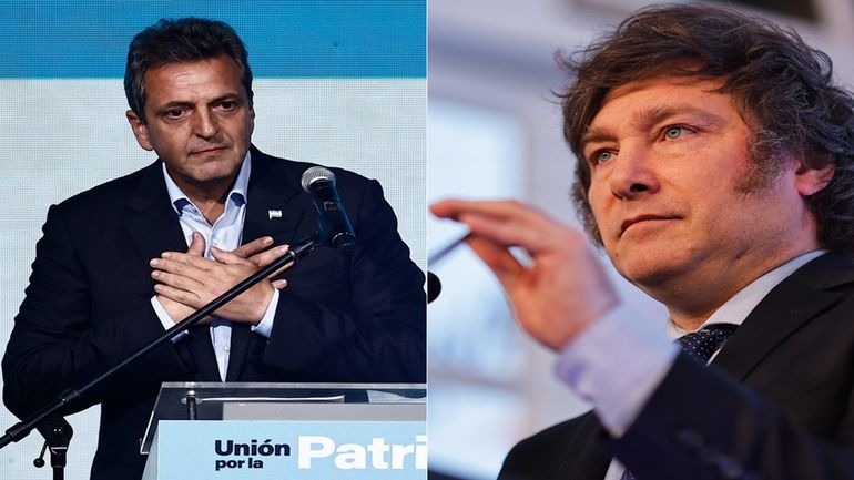 Sergio Massa y Javier Milei dirimen la Presidencia en el balotaje del 19 de noviembre. Sergio Massa y Javier Milei dirimen la Presidencia en el balotaje del 19 de noviembre.