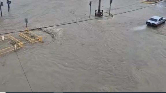 Inundaciones en Comodoro Rivadavia.