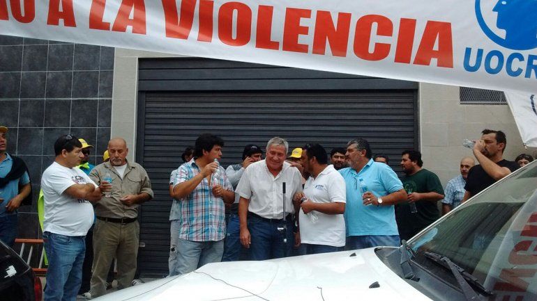 La Uocra mide fuerzas con un acto en el centro