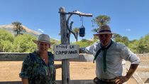 Ana y Martín, los encargados de esta experiencia a caballo.