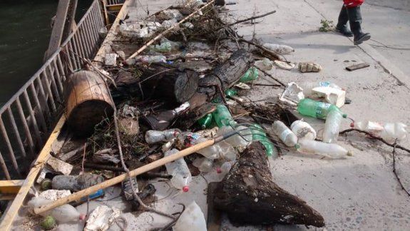 Limpiaron alcantarillas y desagües por posibles lluvias